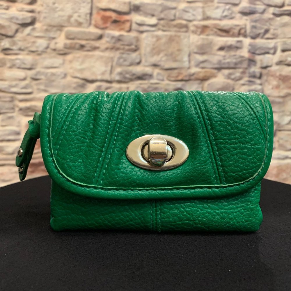 Small Green Leather Wallet